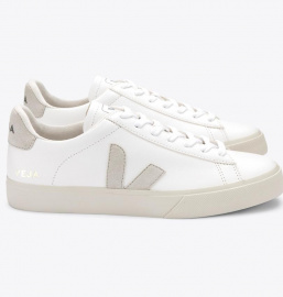 Veja "Campo Leather" - extra white natural suede