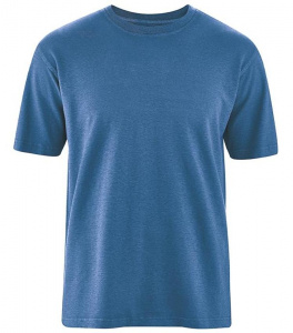 T-Shirt "Light Basic" (Hanf) - sea