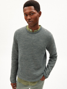 Strick-Pullover "Tolaa" - space steel/grey green