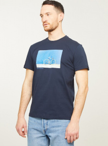 T-Shirt "Agave Bike Summer" - dark navy