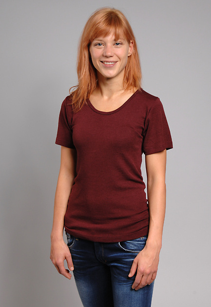 Engel Damen Unterhemd kz. Arm, Wolle/Seide