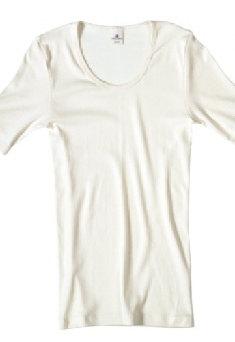 Women's short-sleeved Vest - nature