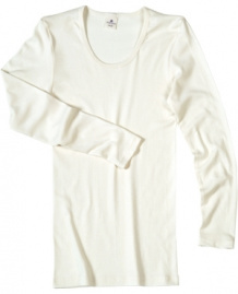 Women's long-sleeved Shirt - natural white