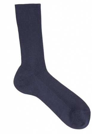 Baumwoll-Socken, dünn - navy
