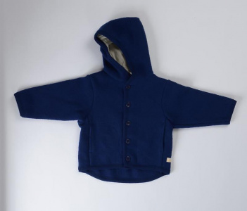 Kapuzenjacke gewalkt - marine