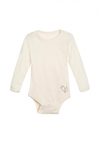 Baby body, wool/silk - natural Baby body, wool/silk - natural