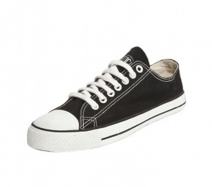 Ethletic Sneaker Locut - black/white
