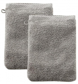 Waschhandschuh, 2er Pack - cashmir