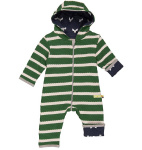 Reversible Knit Overall - pine/natural