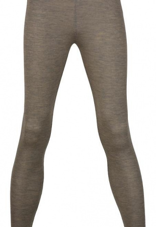 Damen Leggins Wolle / Seide - walnuss Damen Leggins Wolle / Seide - walnuss