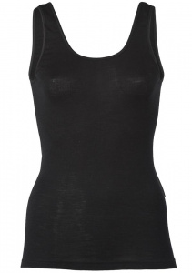 Women's Tank Top, Wool/Silk - black Women's Tank Top, Wool/Silk - black
