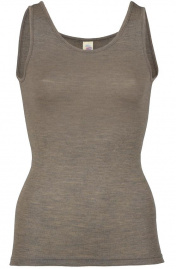 Women's Tank Top, wool/silk - walnut Women's Tank Top, wool/silk - walnut