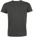Slim Fit T-Shirt "Stanley Feels" - dunkelgrau meliert