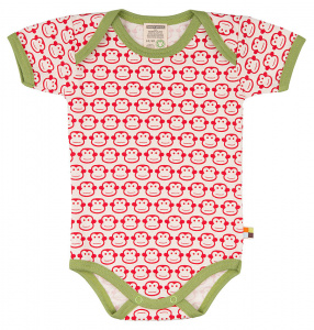 Short Sleeved Body "Monkey" - tomato Short Sleeved Body "Monkey" - tomato