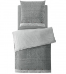 Duvet and Pillow cover, 155x200cm - grey