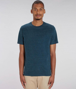 T-Shirt "Stanley Sparker" - denimblau meliert