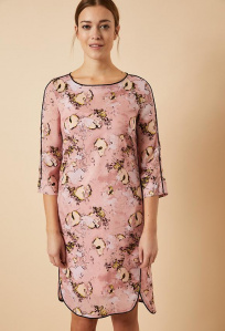 Robe Lanius "Pinted Tencel™ Dress" - rosé