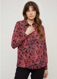 Carla Paisley Tencel™ Shirt - pink multi