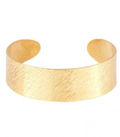 Armreif "Brushed Cuff" - messing