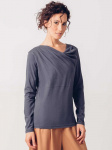 Longsleeve "Bi" - dunkelblau