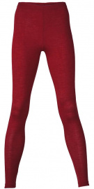 Damen Leggins Wolle / Seide - malve