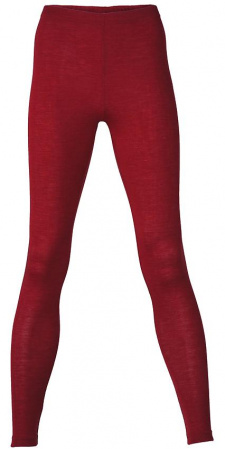 Damen Leggins Wolle / Seide - malve
