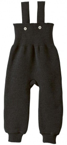 Strick-Trägerhose - marine