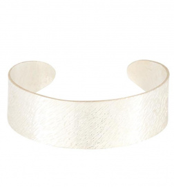 Armreif "Brushed Cuff" - silber