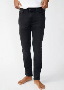 Slim Fit Jeans "Iaan X Stretch" (vegan) - black washed