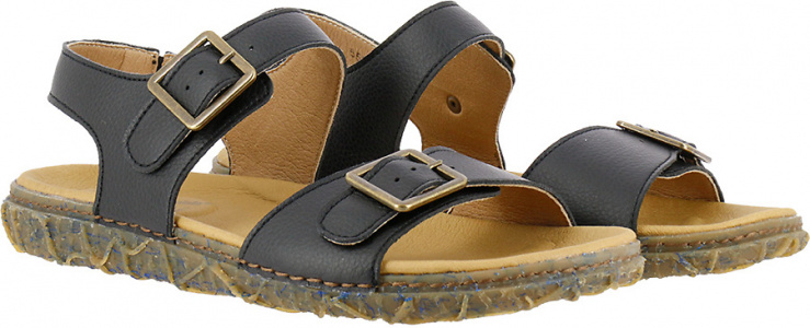 El Naturalista Sandal "Redes" (vegan) - black rugged