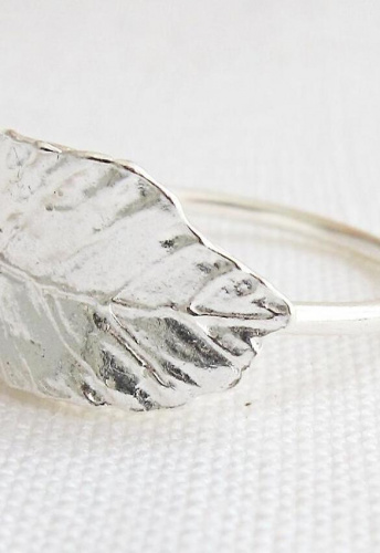Wild Fawn "Leaf Ring" - silber