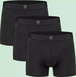 3er-Pack Boxer-Brief "Jelle" - schwarz