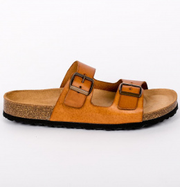 Leather Sandal "Lars" - whisky