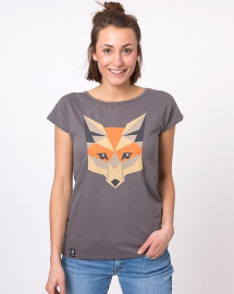 Zerum T-Shirt Dame "Fox" - anthracite