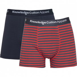 Boxershort, 2pack - bleu/rouge