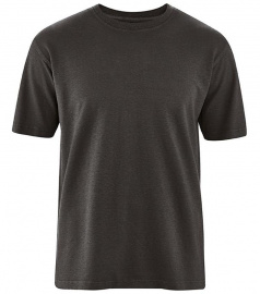 T-Shirt light basic (hemp) - black