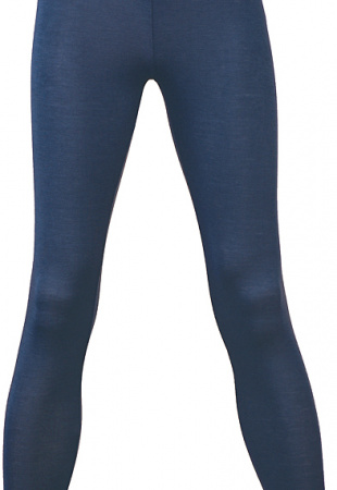Damen Leggins Wolle / Seide - marine