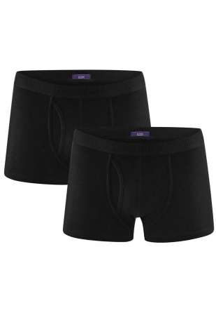 Shorts, Doppelpack - schwarz