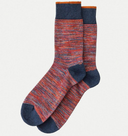 Nudie Socken "Rasmusson Multi Yarn" - rot