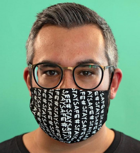 Maske "Staysafe" - schwarz