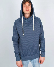 Hoodie "Cova" - marine striped