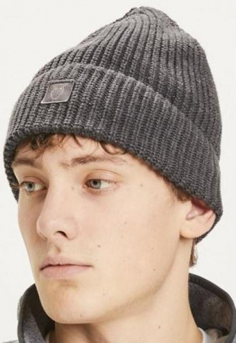 Gerippte Mütze - dunkelgrau Gerippte Mütze - dunkelgrau