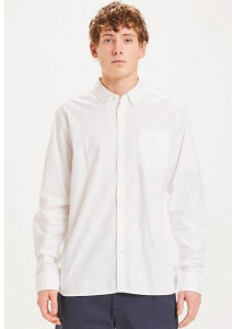 Stretched Oxford Shirt - white