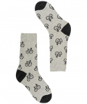 Socken "Cholla Bikes" - grau/schwarz