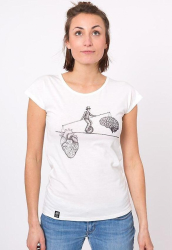 Zerum Damen T-Shirt "Balance" - weiß
