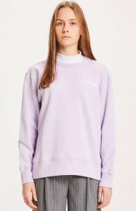 Basic Sweater "Daphne Wave Print" - pastel lilac
