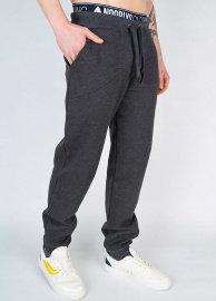 Jogginghose "Loosig" - anthracite/kombu green
