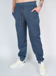 Jogging Pants "Momme" - navy striped