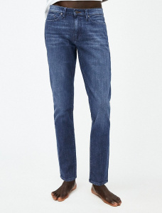 Slim Fit Jeans "Iaan" (vegan) - stone wash