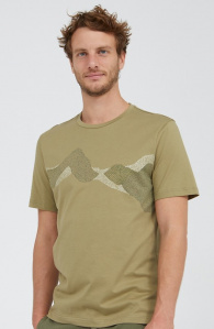T-Shirt "Jaames Dot Mountains" - dark sage